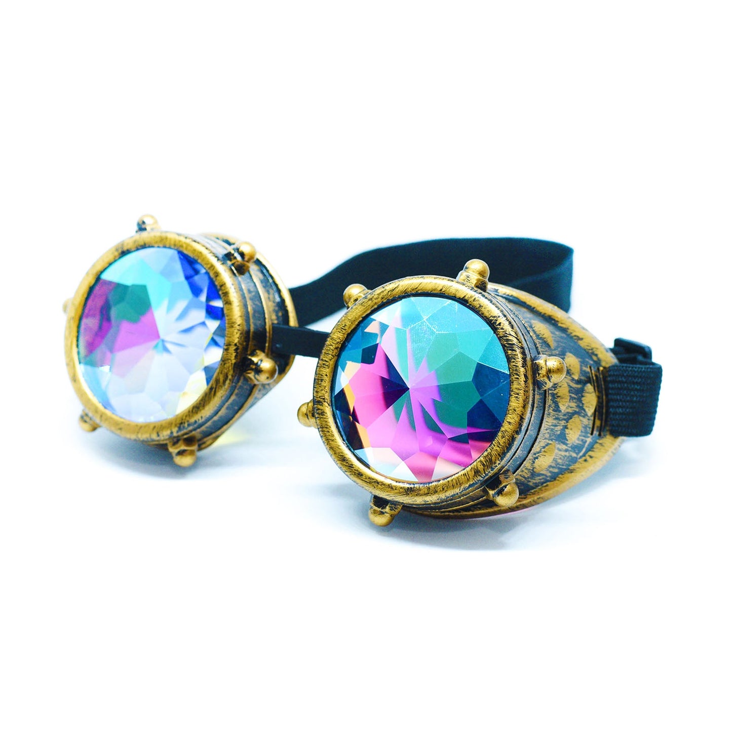Prism Vision Steampunk Goggles and Kaleidoscope Glasses