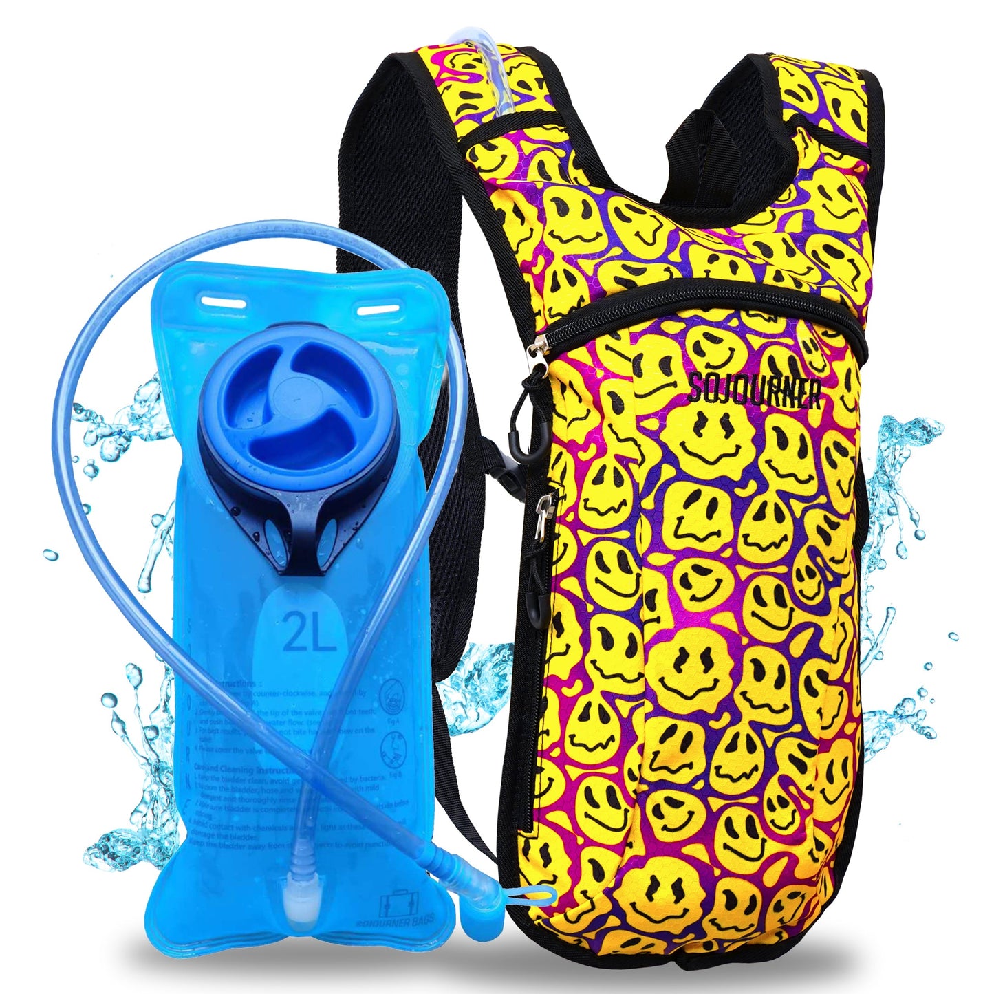 Hype Hydro Reflective Rave Hydration Pack (Small)