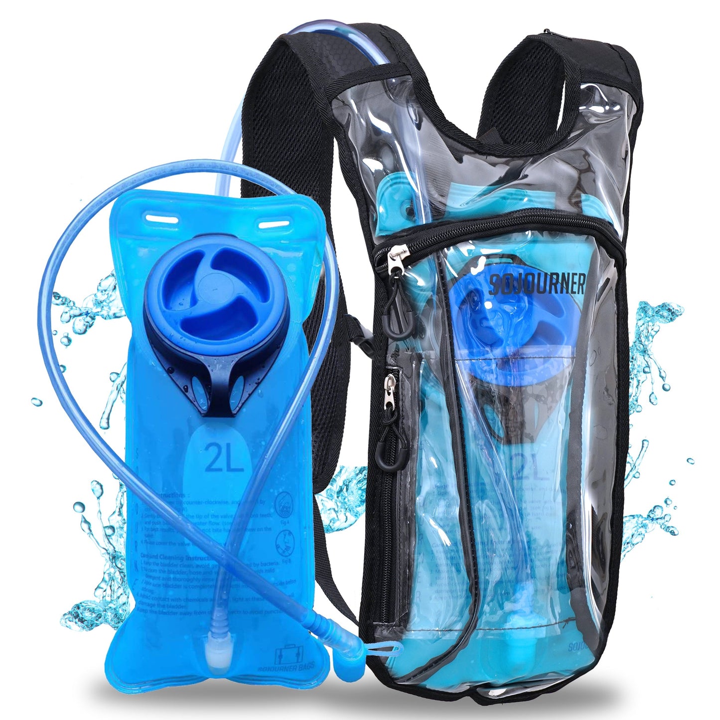 Hype Hydro Reflective Rave Hydration Pack (Small)