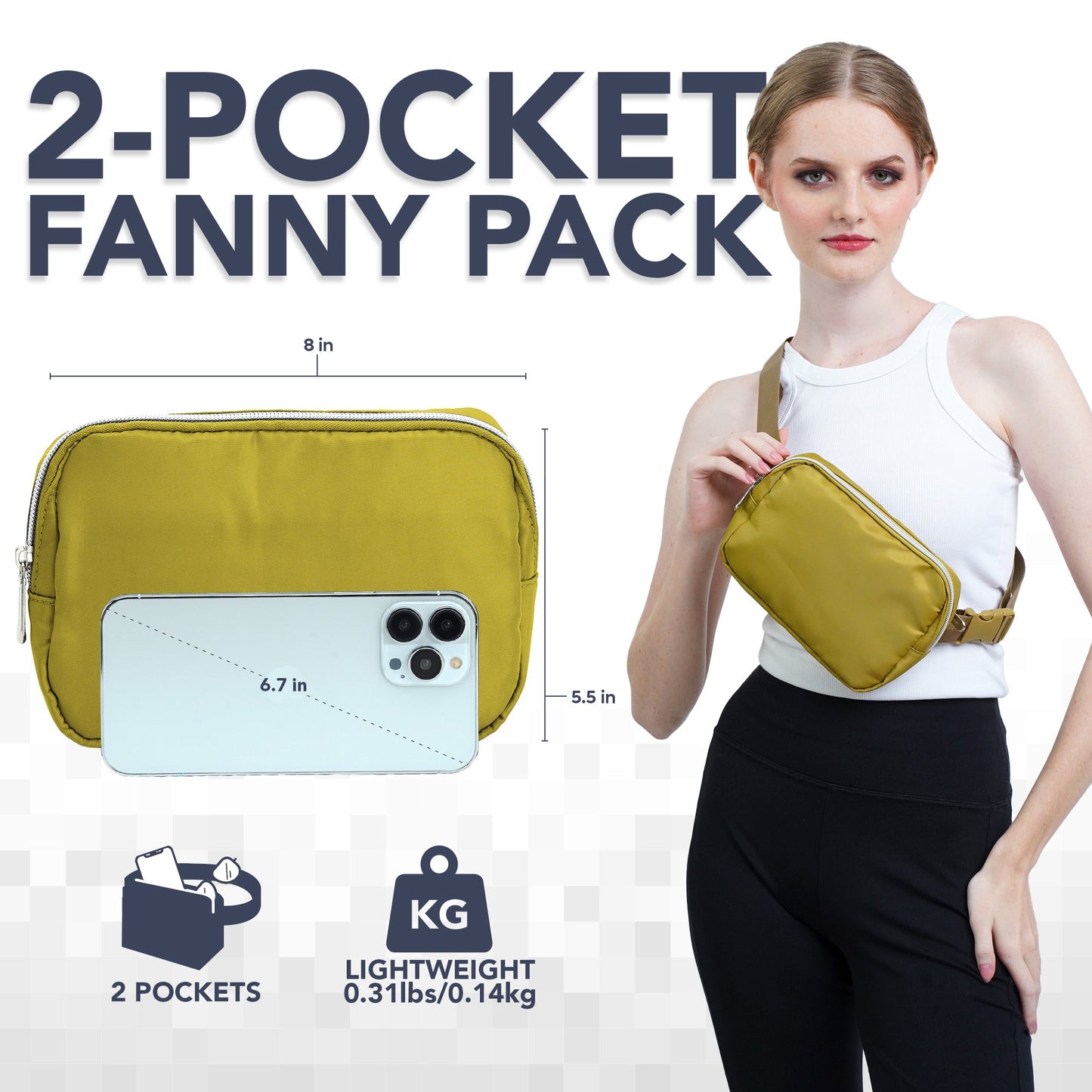 Hologlow Rave Fanny Pack (1 Pocket)