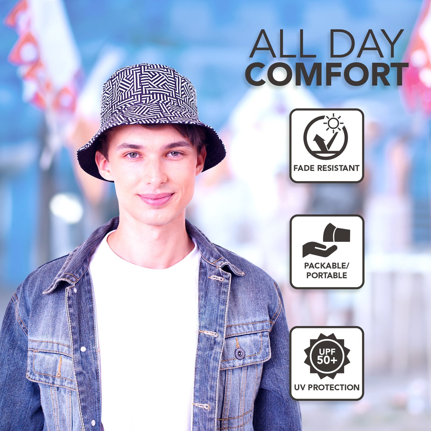 Cosmic Pop Festival Bucket Hat