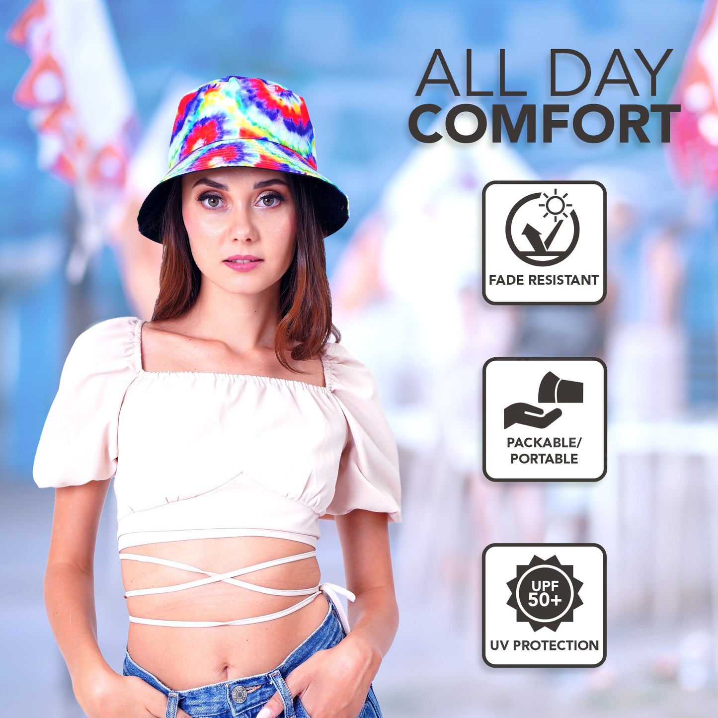 Cosmic Pop Festival Bucket Hat