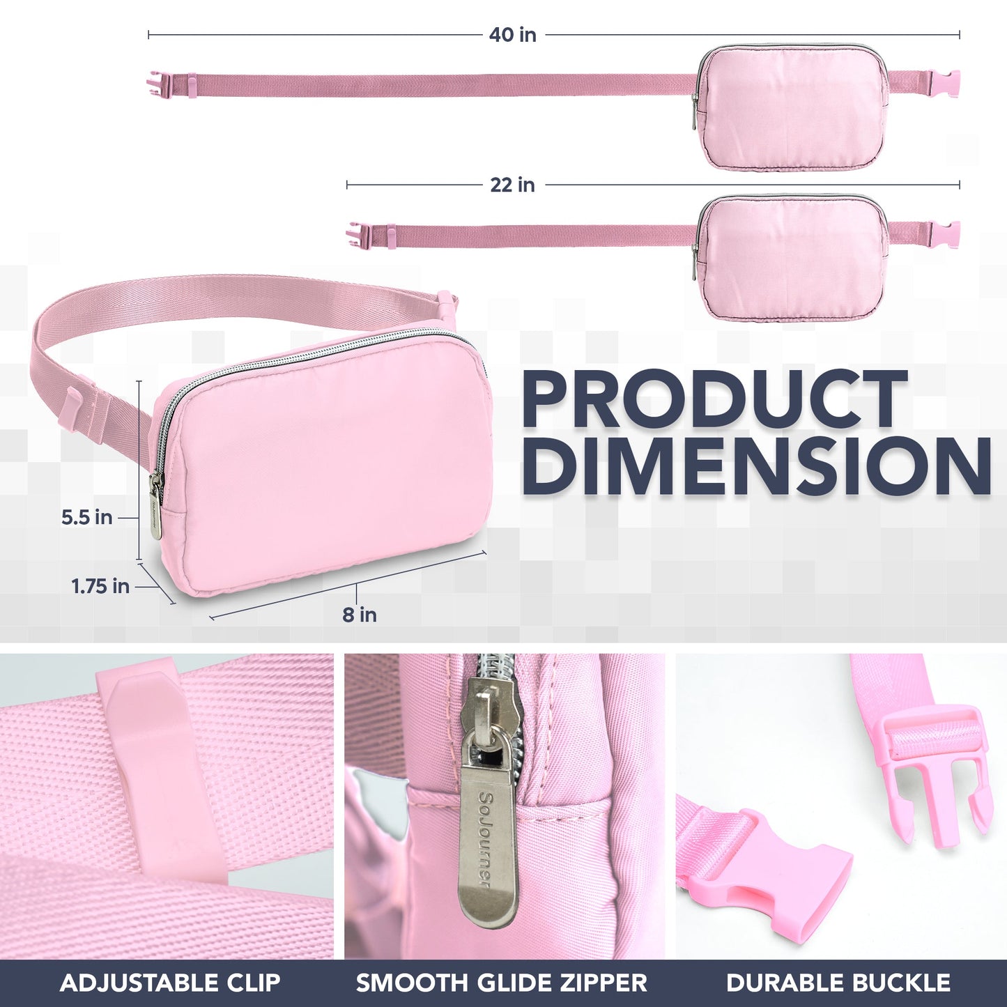 Hologlow Rave Fanny Pack (1 Pocket)