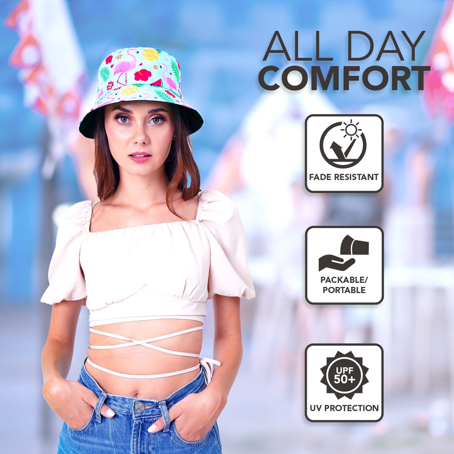 Cosmic Pop Festival Bucket Hat
