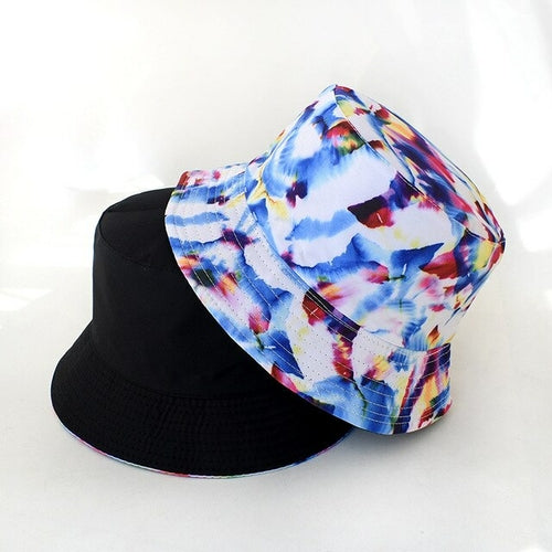 Vibe Vision Tie Dye Reversible Bucket Hat