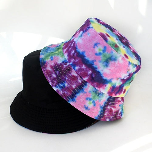 Vibe Vision Tie Dye Reversible Bucket Hat
