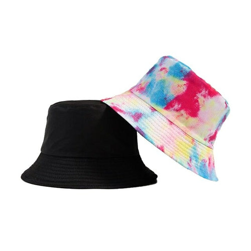Vibe Vision Tie Dye Reversible Bucket Hat