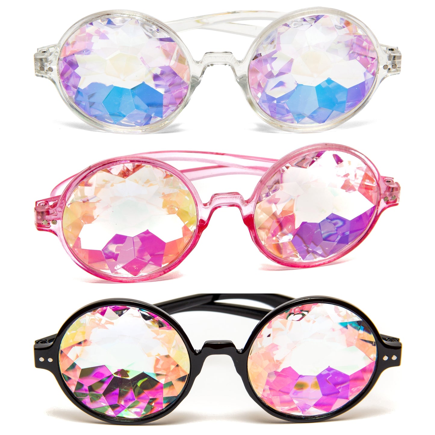 Prism Vision Steampunk Goggles and Kaleidoscope Glasses