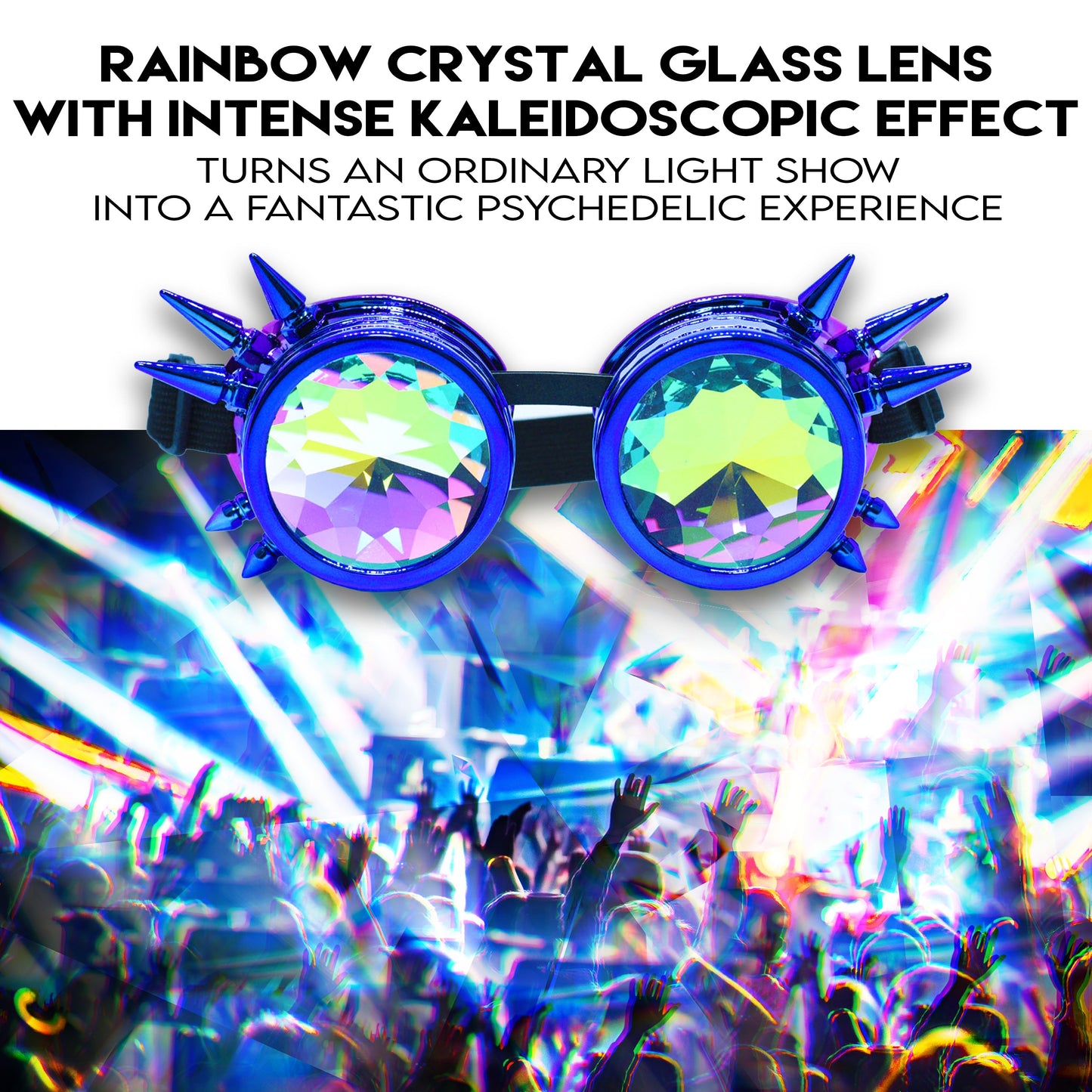 Prism Vision Steampunk Goggles and Kaleidoscope Glasses
