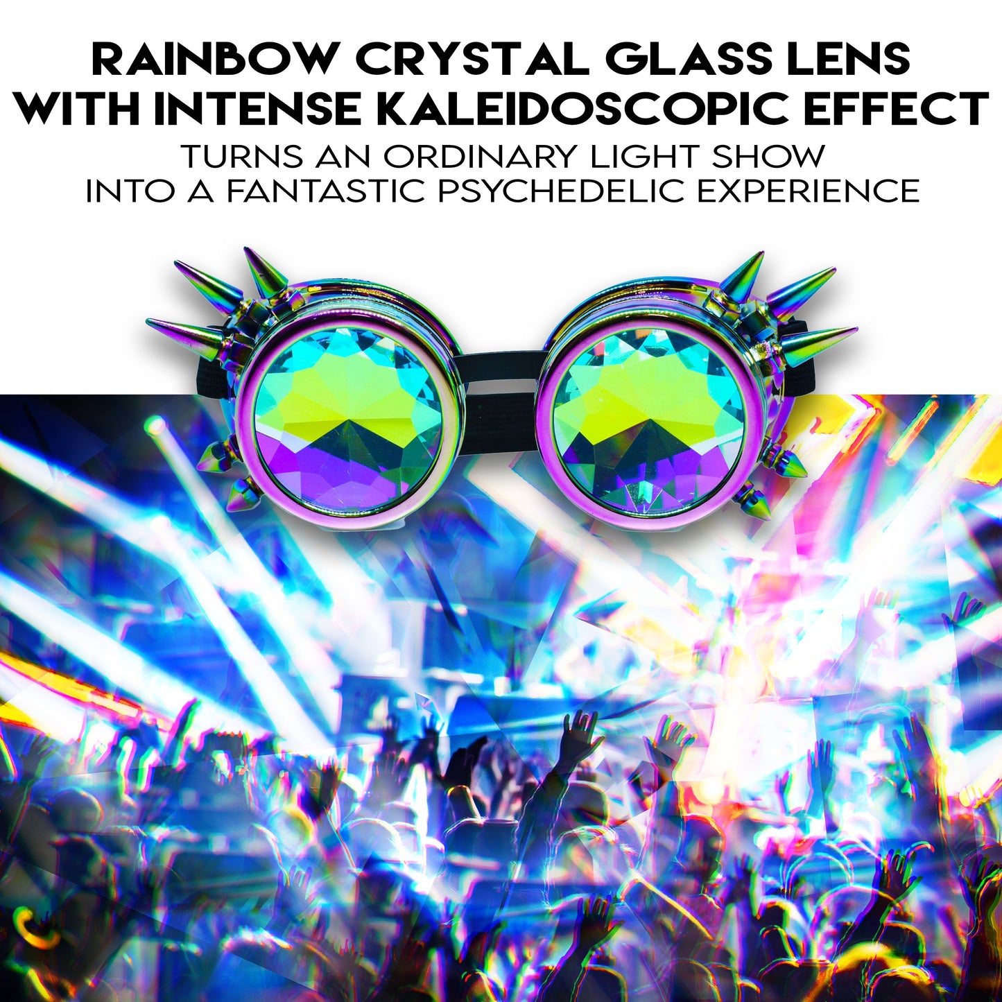 Prism Vision Steampunk Goggles and Kaleidoscope Glasses