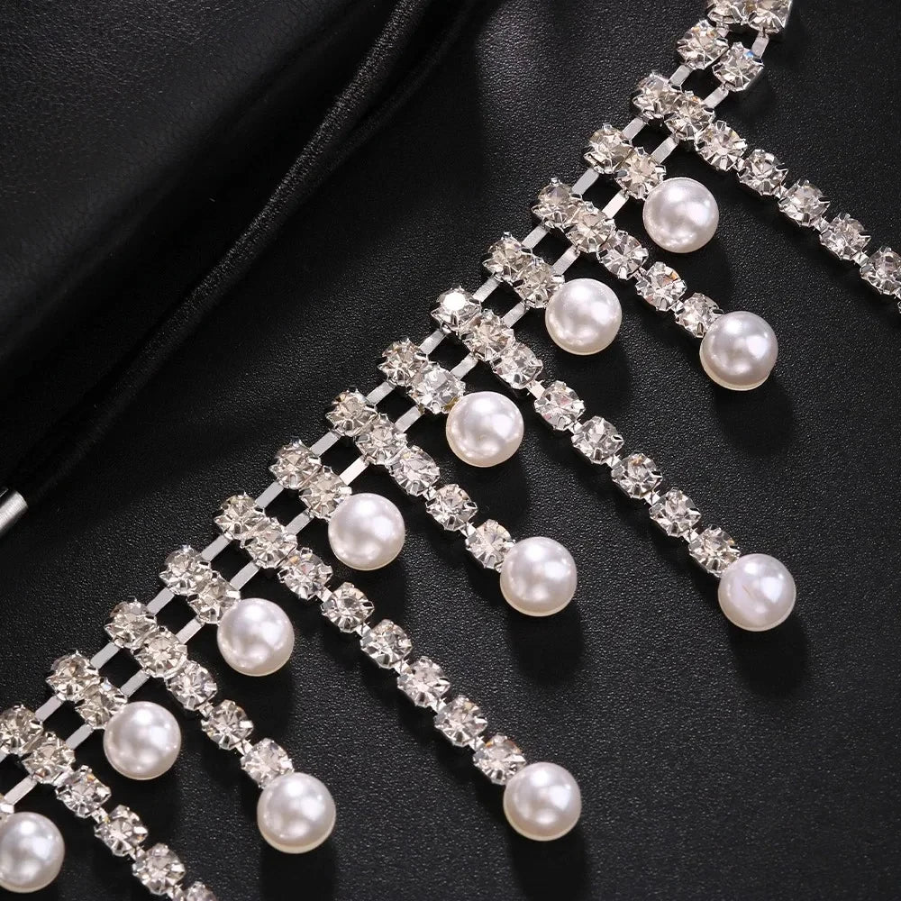 Goddess Drop Pearl Thigh Chain