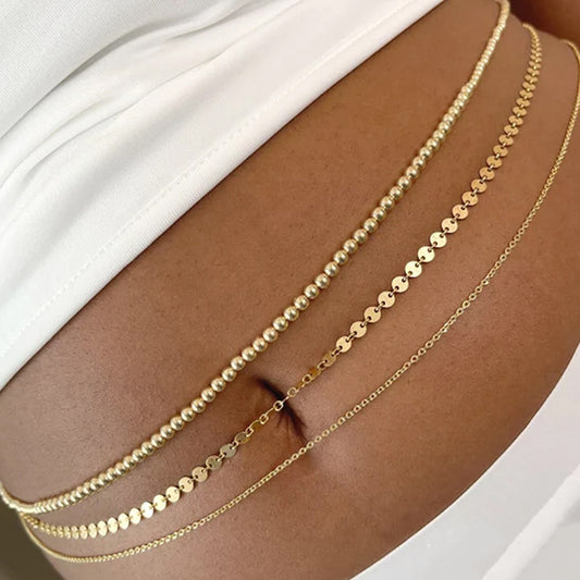Golden Hour Waist Belly Chain