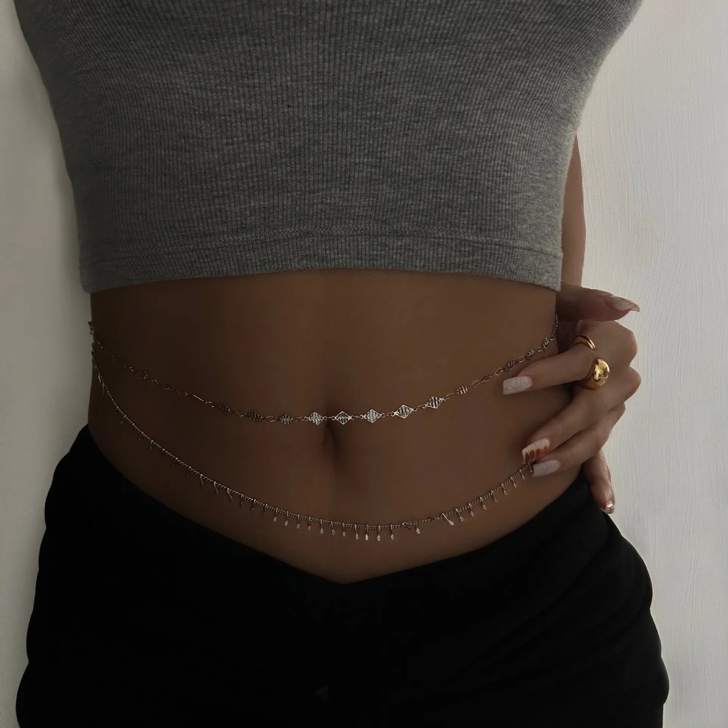 Golden Bloom Waist Chain