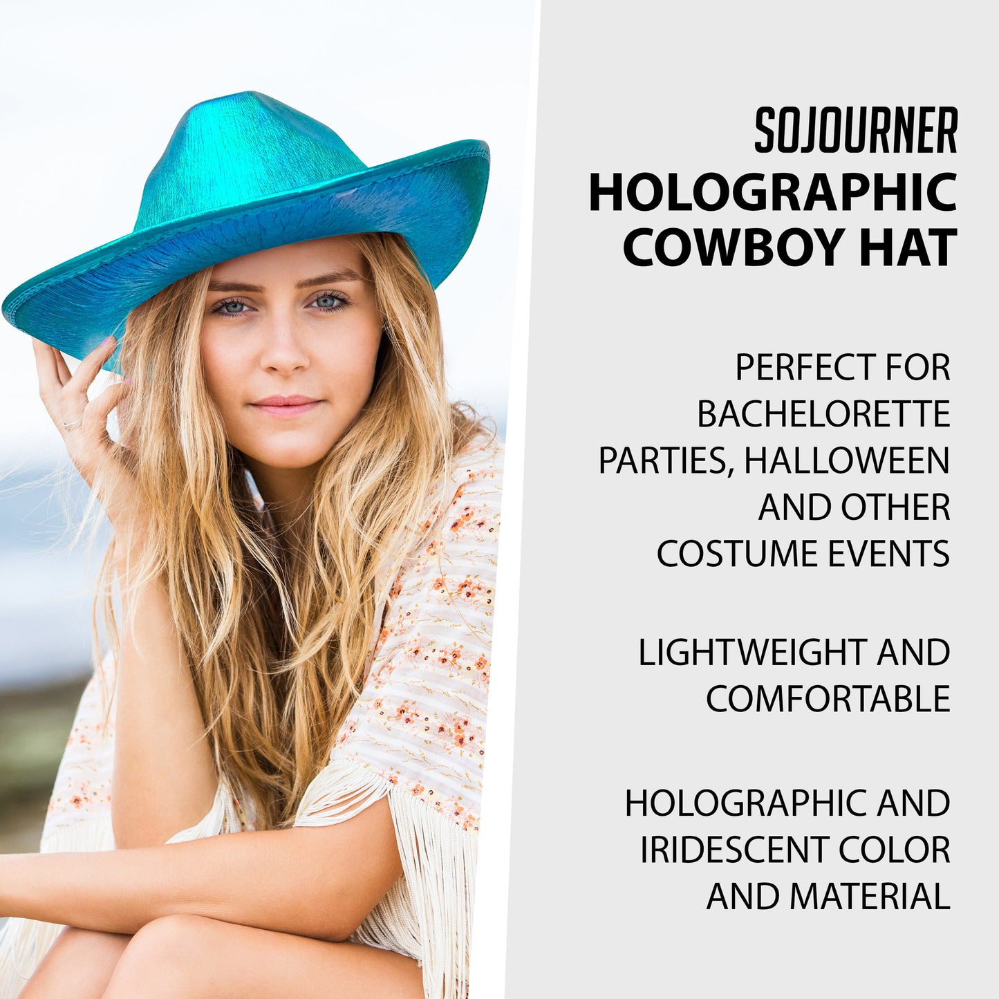 Disco Rodeo Rave Cowboy Hat