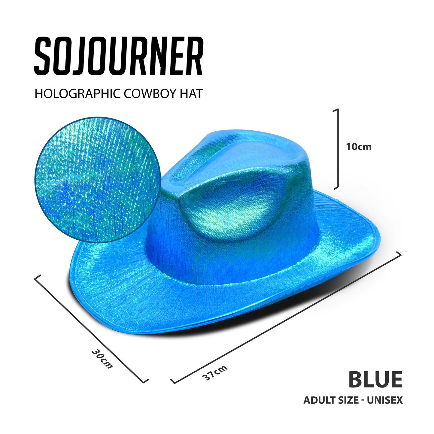 Disco Rodeo Rave Cowboy Hat