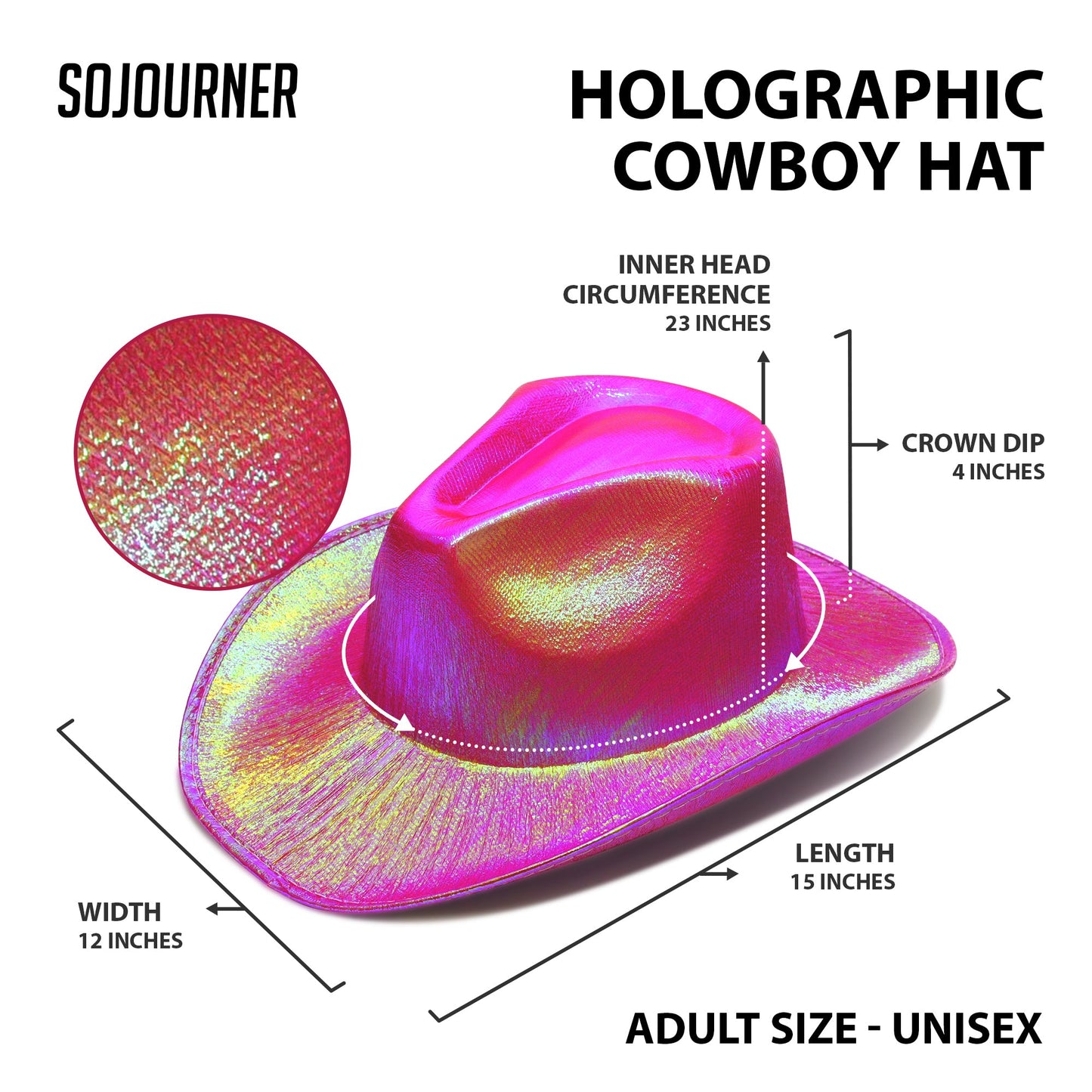Disco Rodeo Rave Cowboy Hat