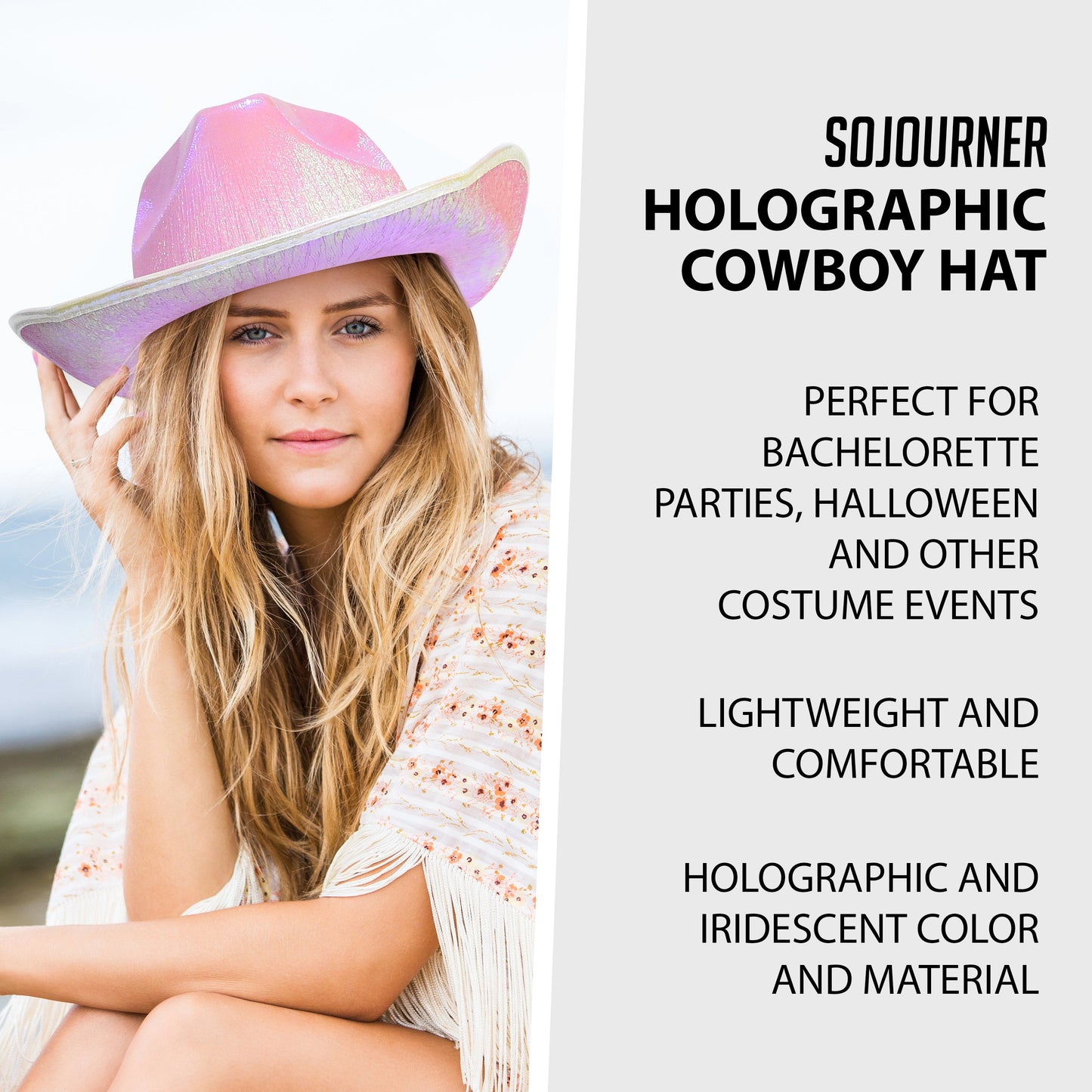 Disco Rodeo Rave Cowboy Hat