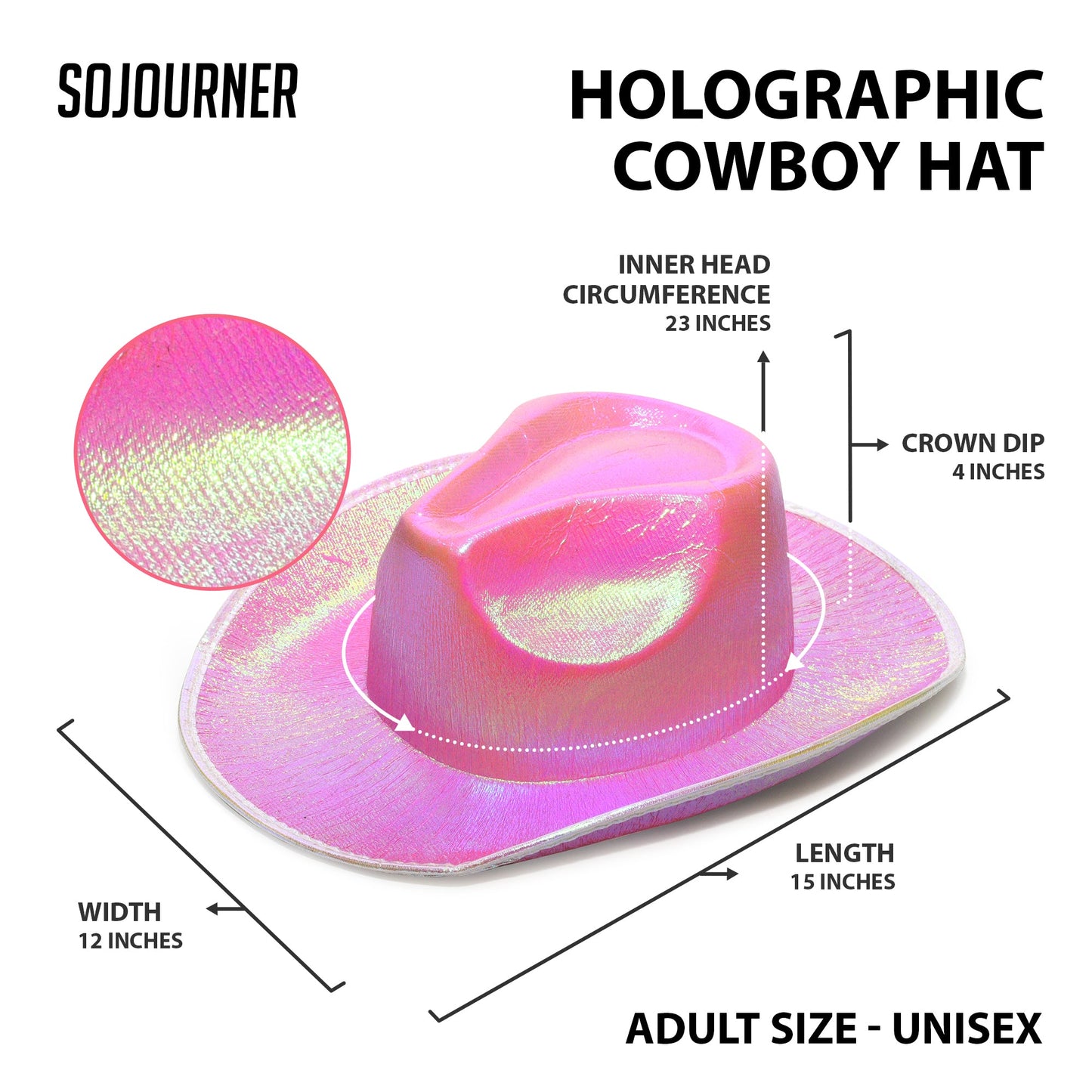 Disco Rodeo Rave Cowboy Hat