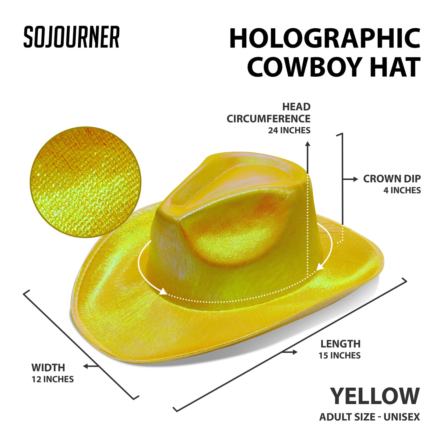 Disco Rodeo Rave Cowboy Hat