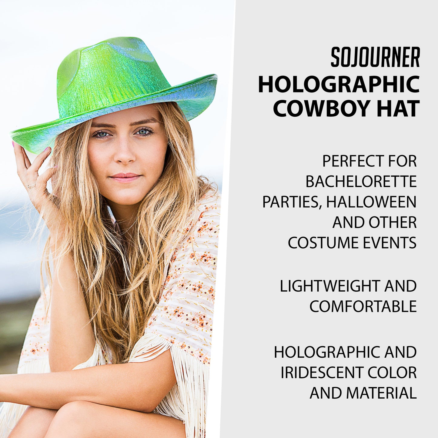 Disco Rodeo Rave Cowboy Hat