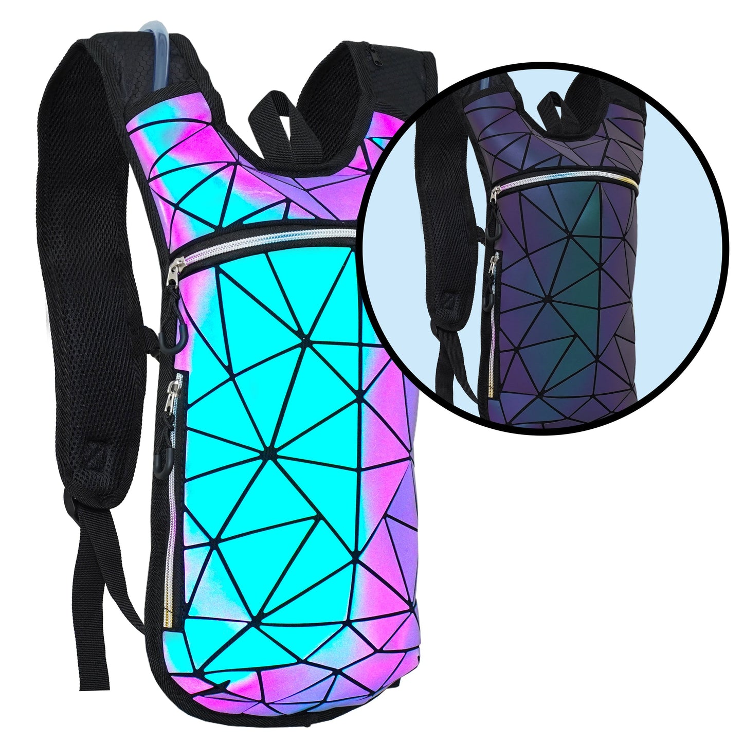 Hype Hydro Reflective Rave Hydration Pack (Small)