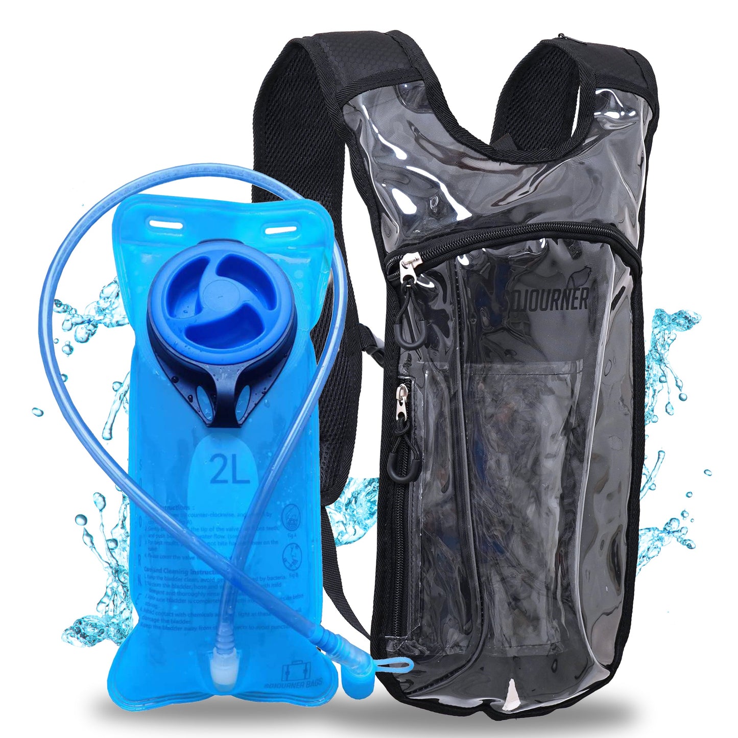 Hype Hydro Reflective Rave Hydration Pack (Small)