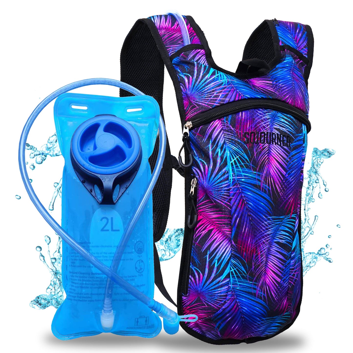 Hype Hydro Reflective Rave Hydration Pack (Small)