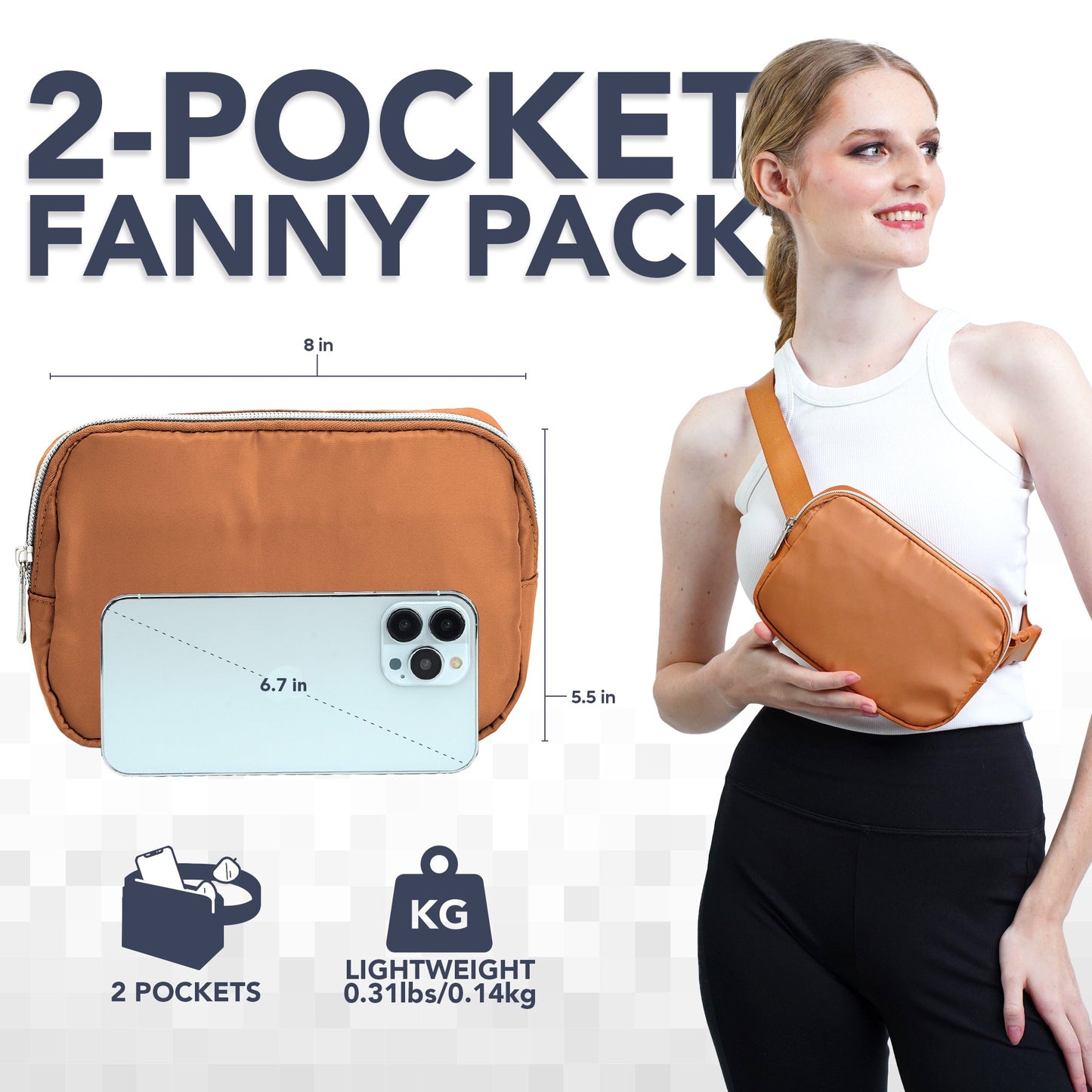 Hologlow Rave Fanny Pack (1 Pocket)