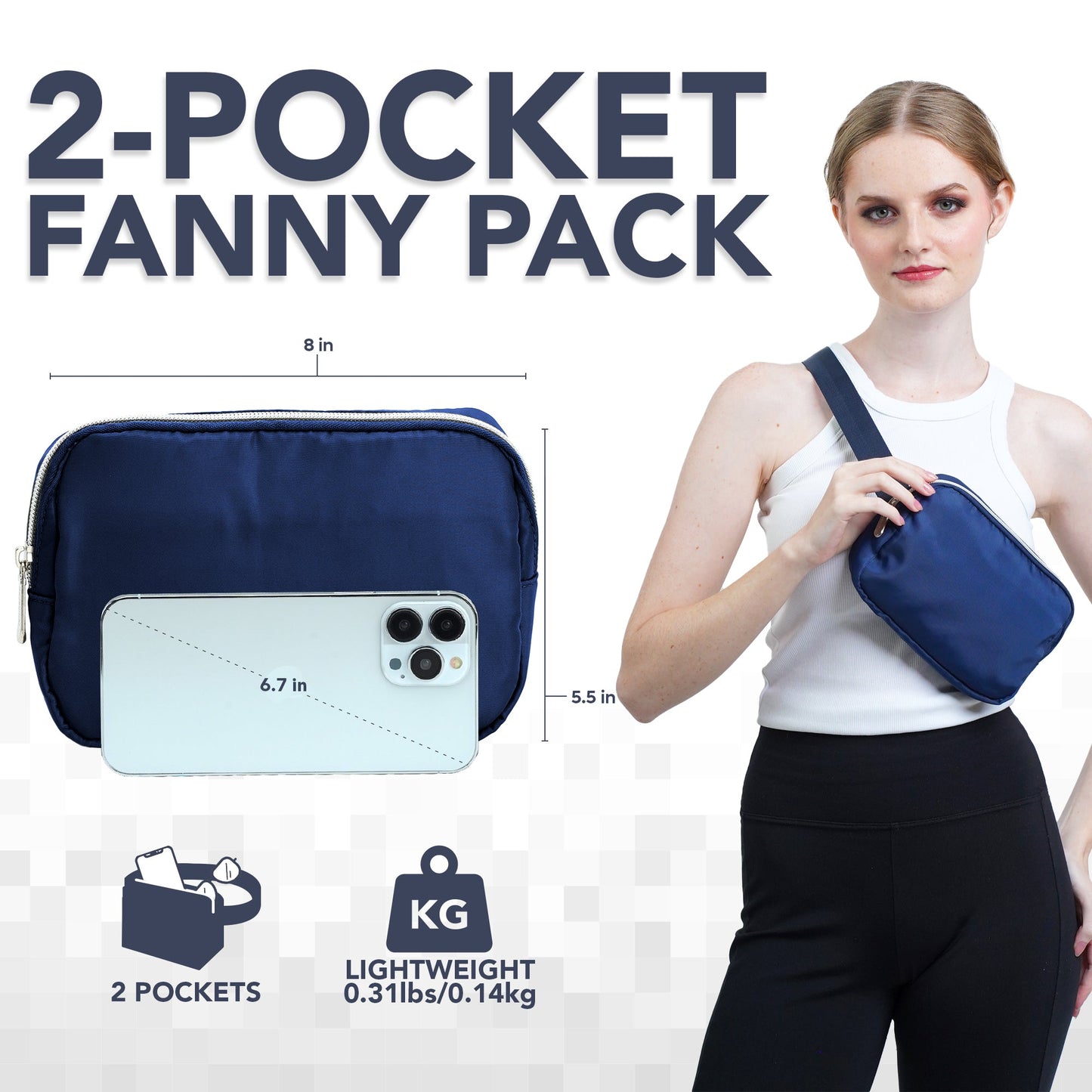 Hologlow Rave Fanny Pack (1 Pocket)