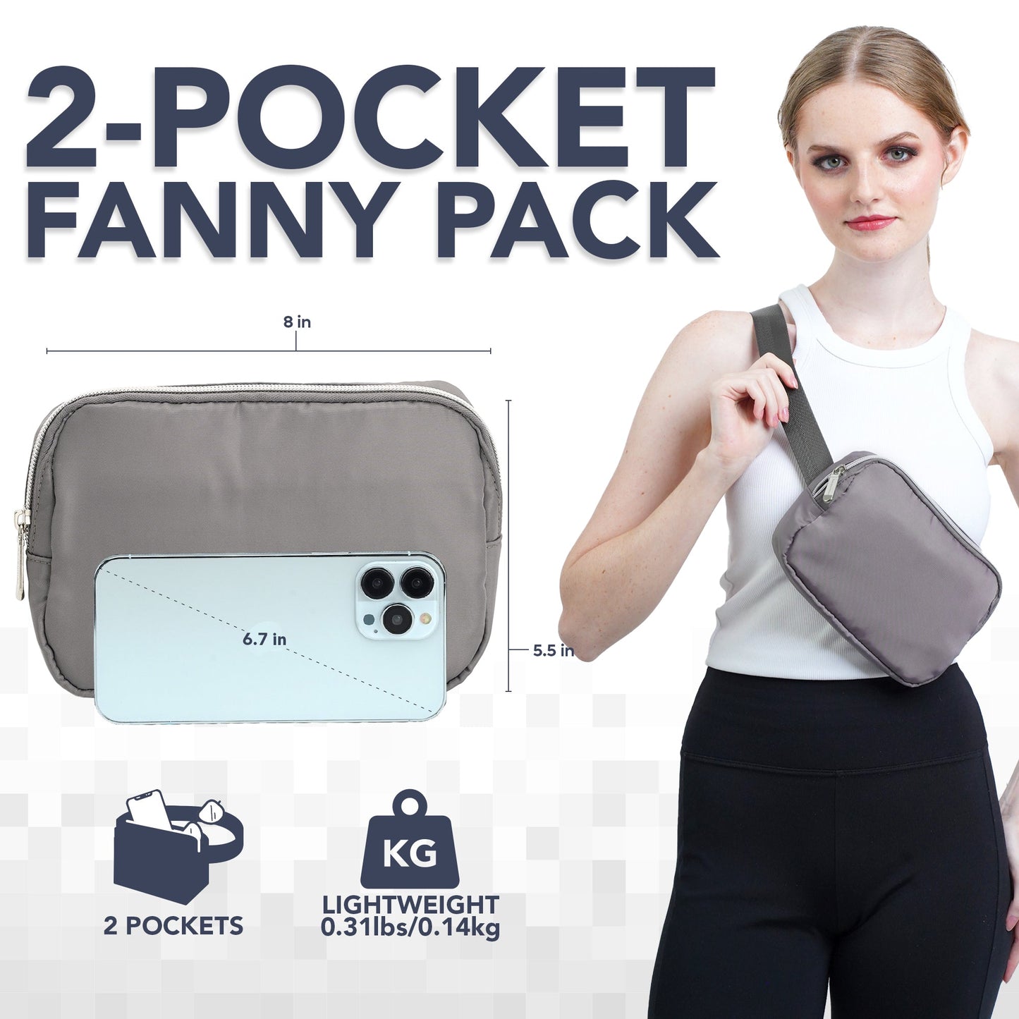Hologlow Rave Fanny Pack (1 Pocket)