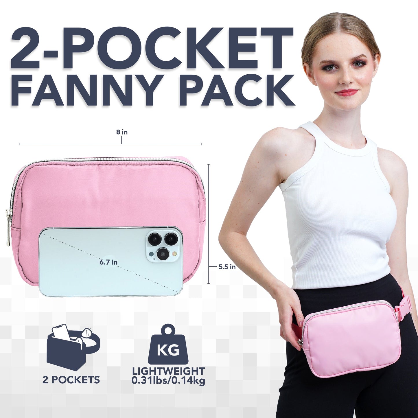 Hologlow Rave Fanny Pack (1 Pocket)