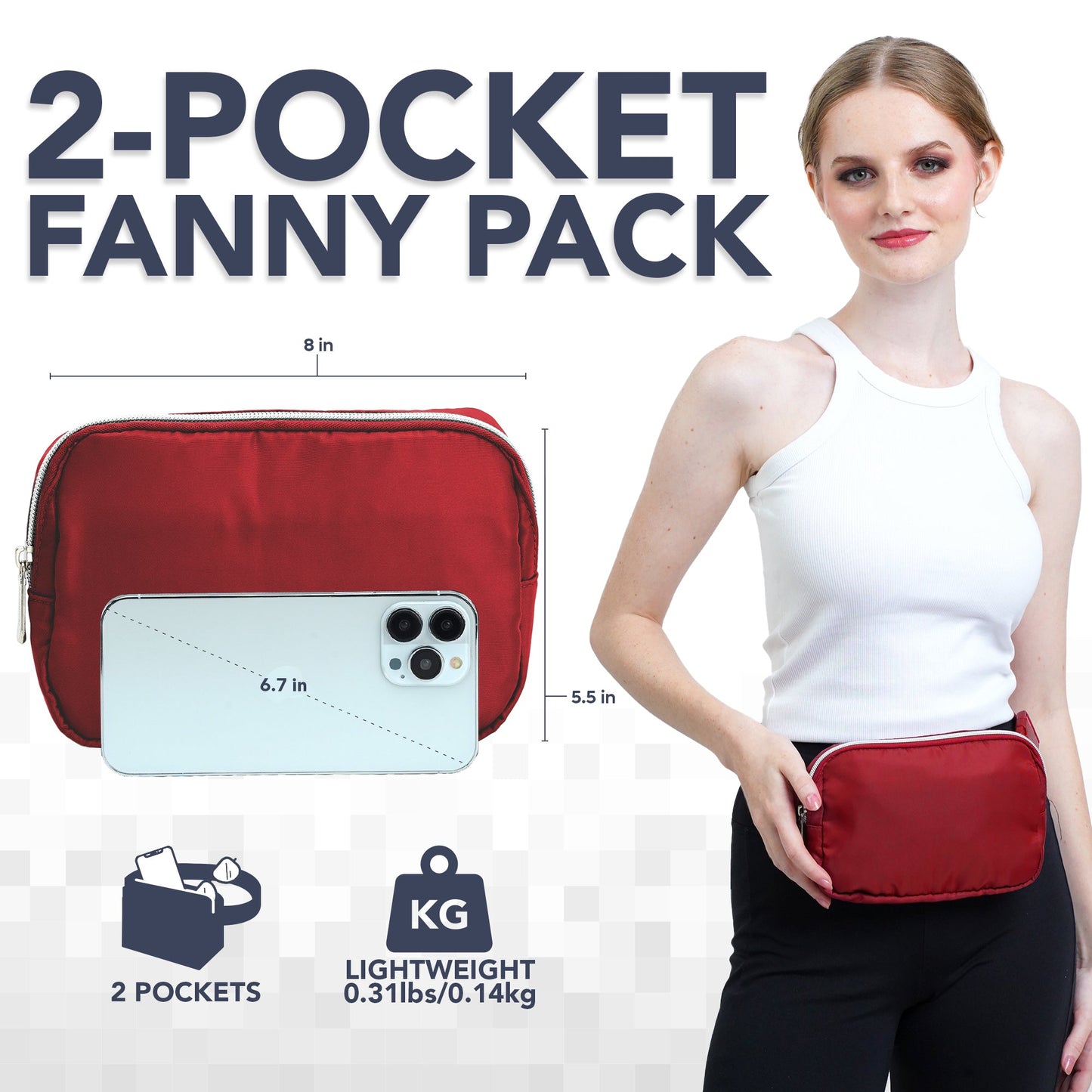 Hologlow Rave Fanny Pack (1 Pocket)