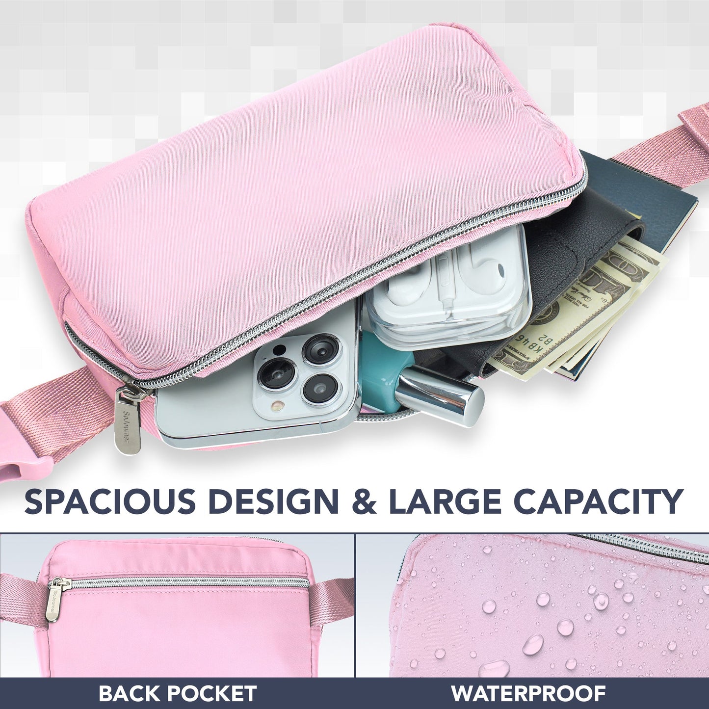 Hologlow Rave Fanny Pack (1 Pocket)
