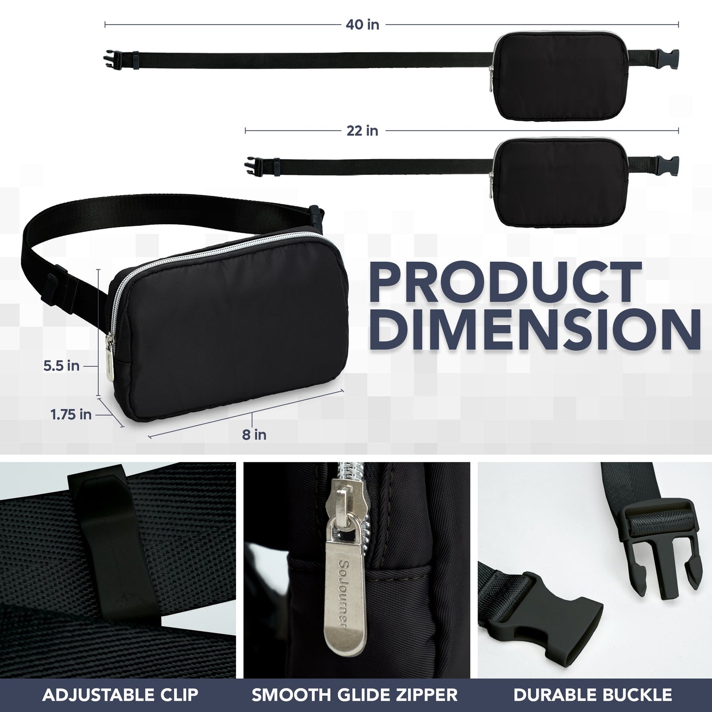 Hologlow Rave Fanny Pack (1 Pocket)