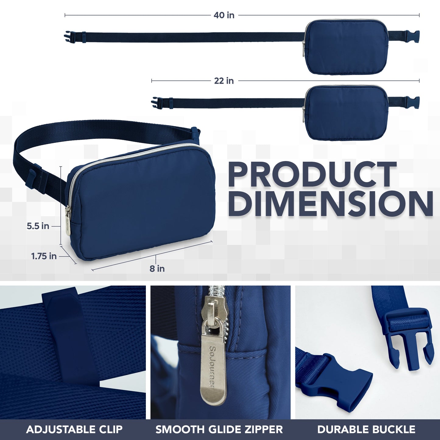 Hologlow Rave Fanny Pack (1 Pocket)