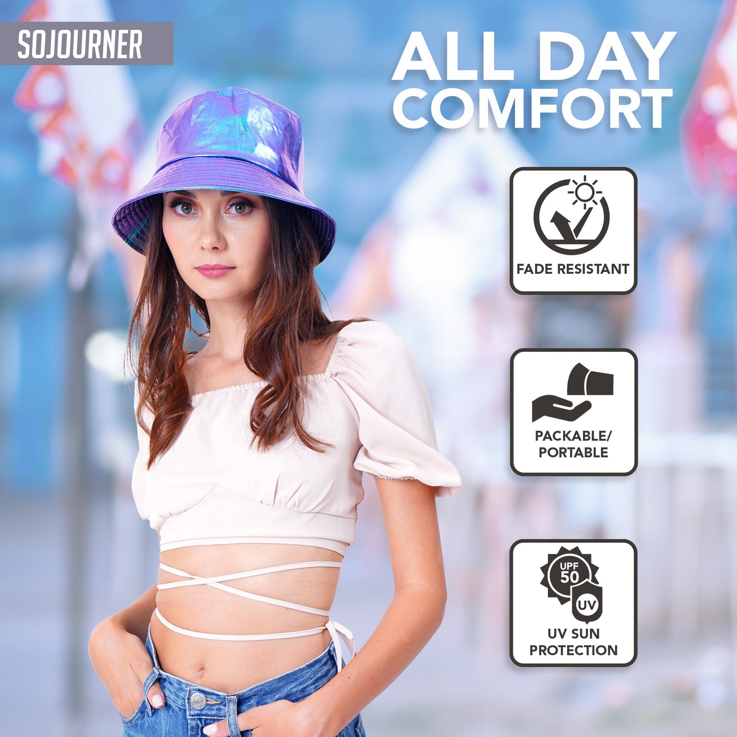 Cosmic Pop Festival Bucket Hat
