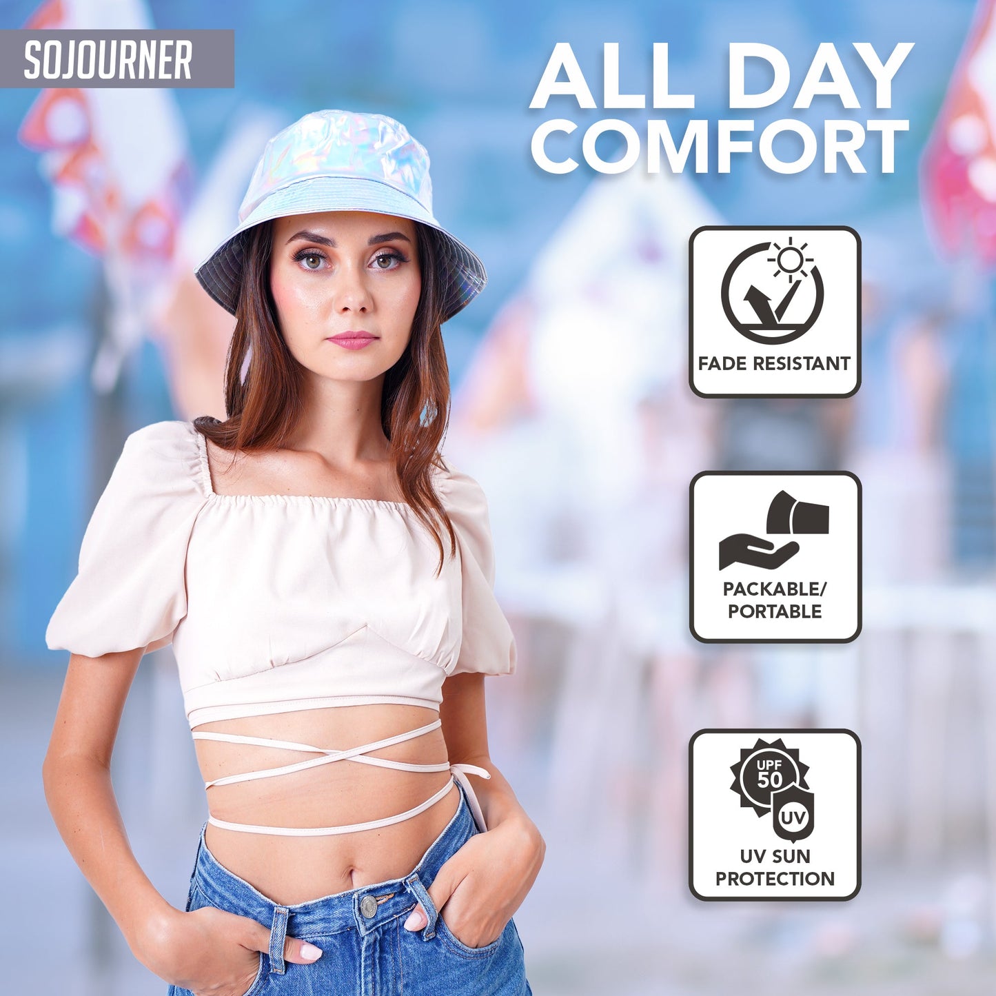 Cosmic Pop Festival Bucket Hat