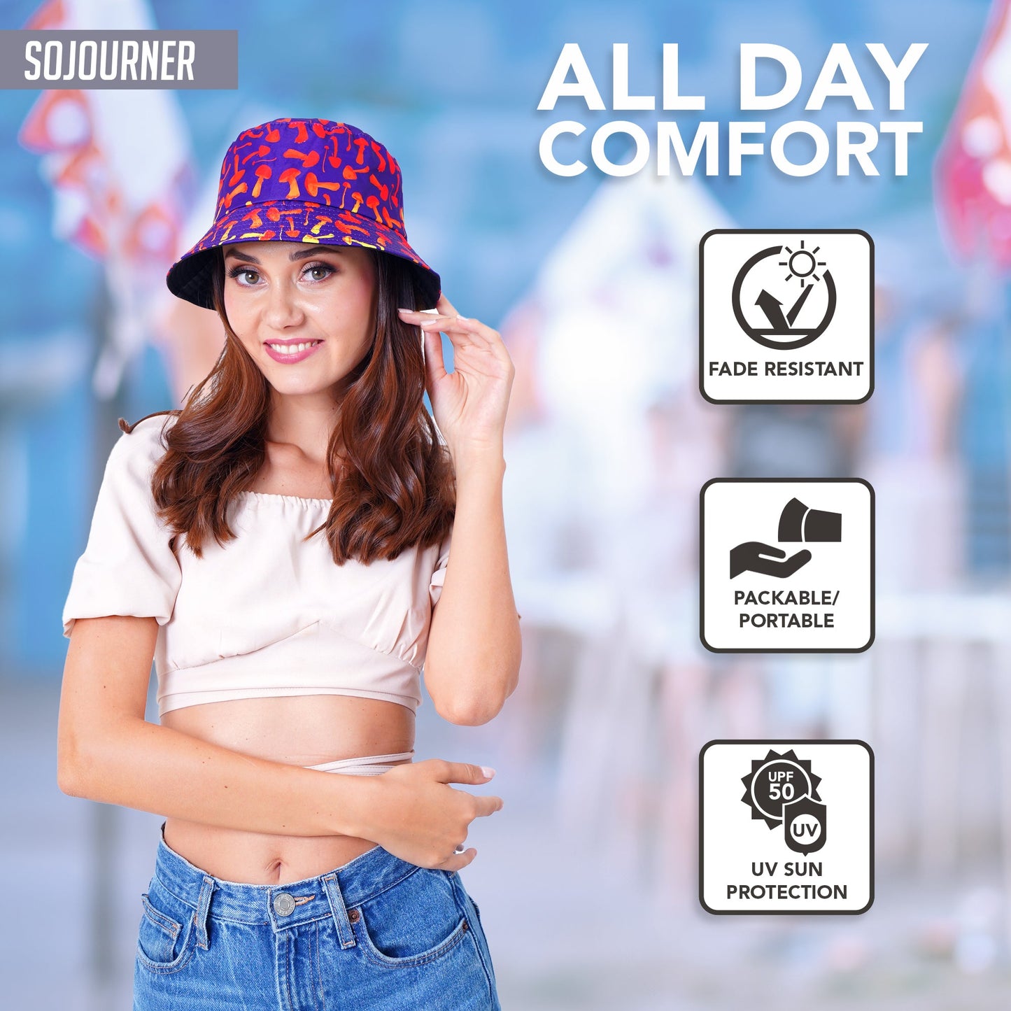 Cosmic Pop Festival Bucket Hat