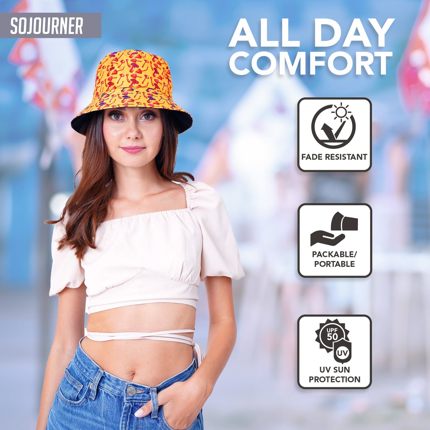 Cosmic Pop Festival Bucket Hat