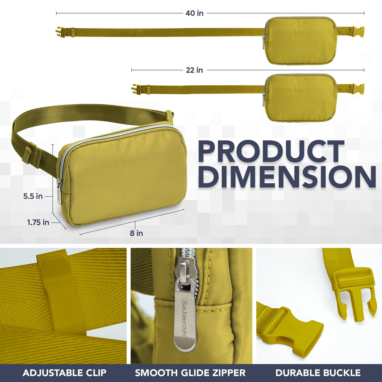 Hologlow Rave Fanny Pack (1 Pocket)