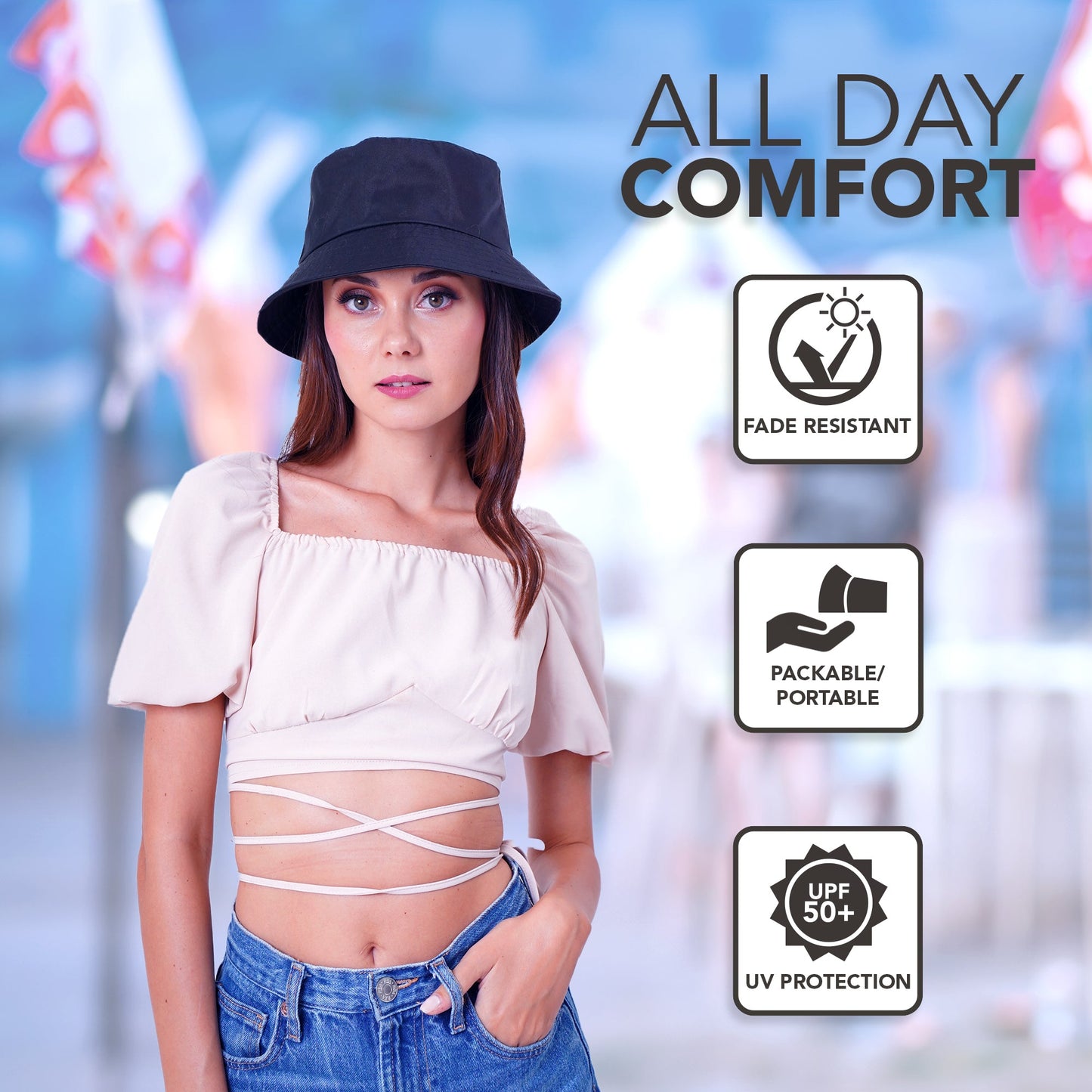 Cosmic Pop Festival Bucket Hat