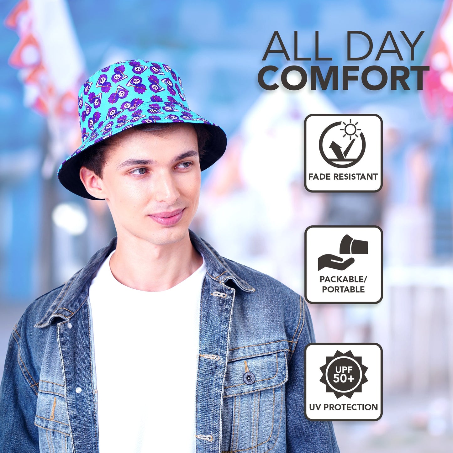 Cosmic Pop Festival Bucket Hat