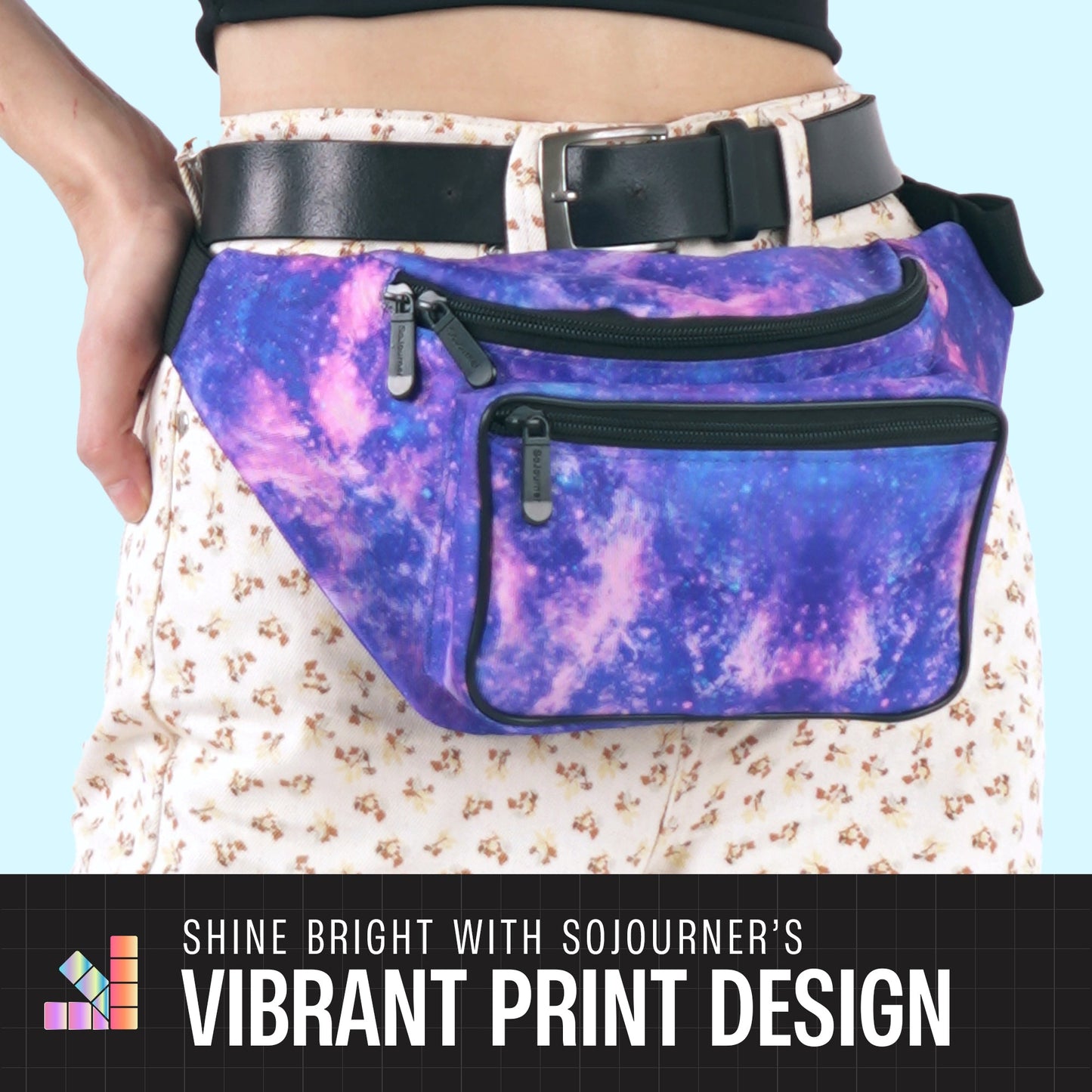 RaveWave Holographic Fanny Pack (3 Pocket)
