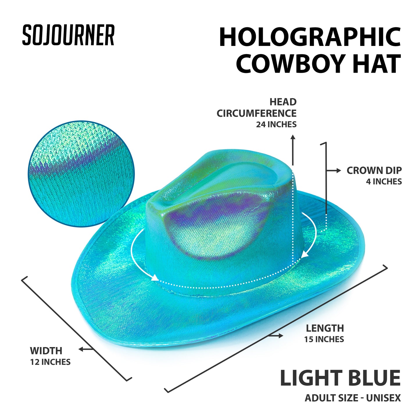 Disco Rodeo Rave Cowboy Hat