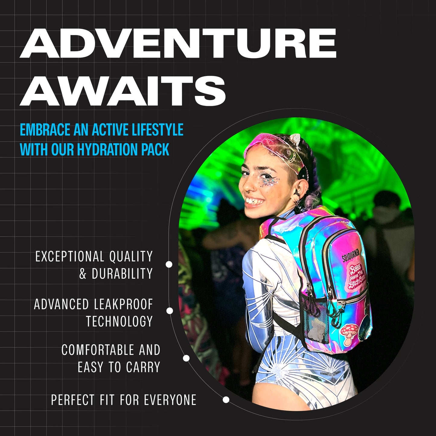 Glowstream Hydration Backpack (Medium)