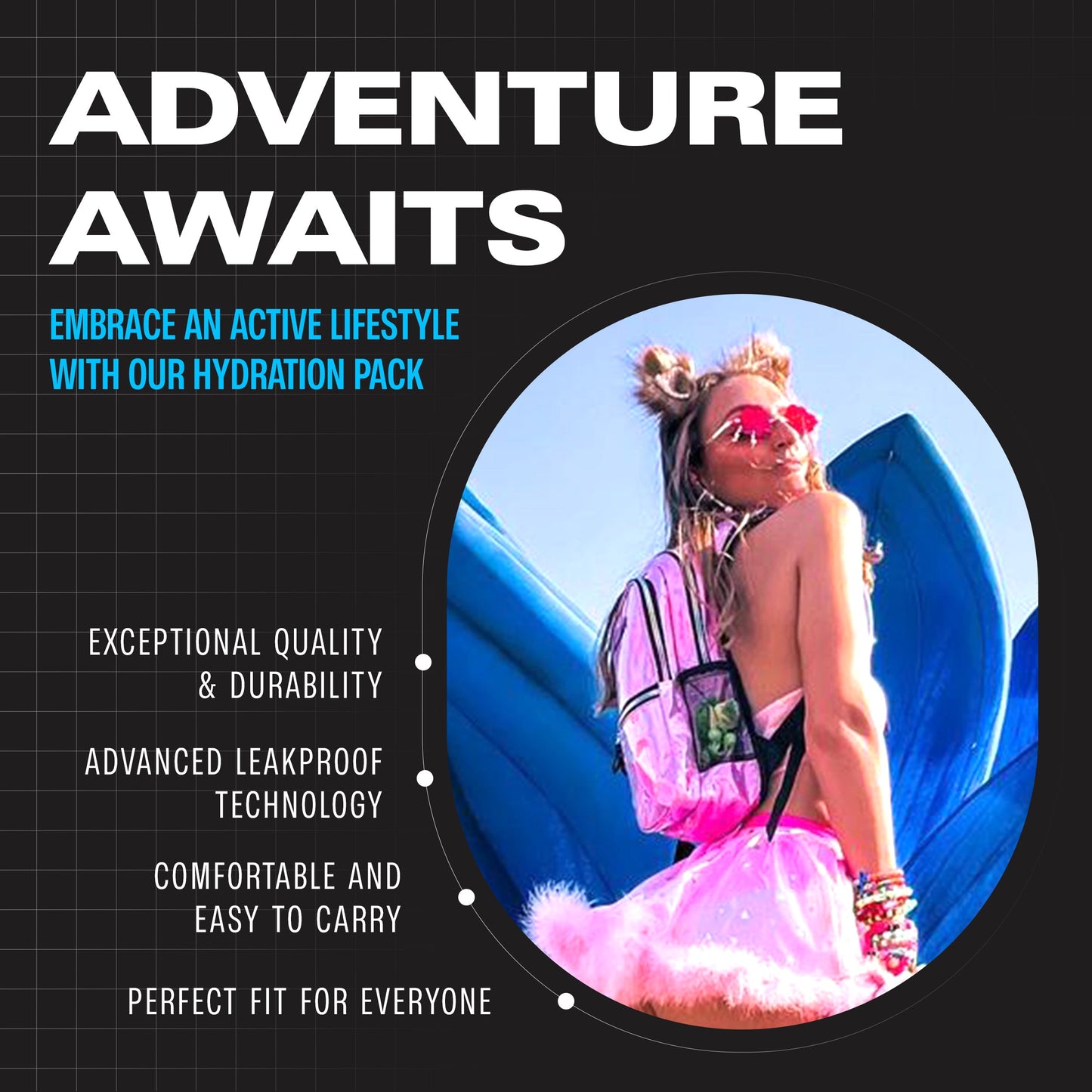Glowstream Hydration Backpack (Medium)