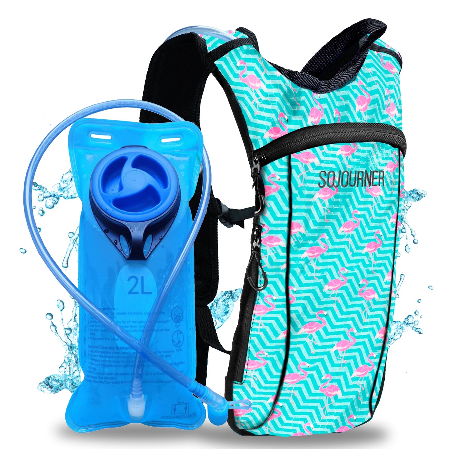 Hype Hydro Reflective Rave Hydration Pack (Small)