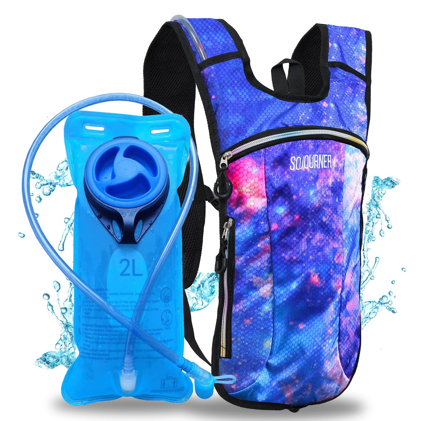 Hype Hydro Reflective Rave Hydration Pack (Small)