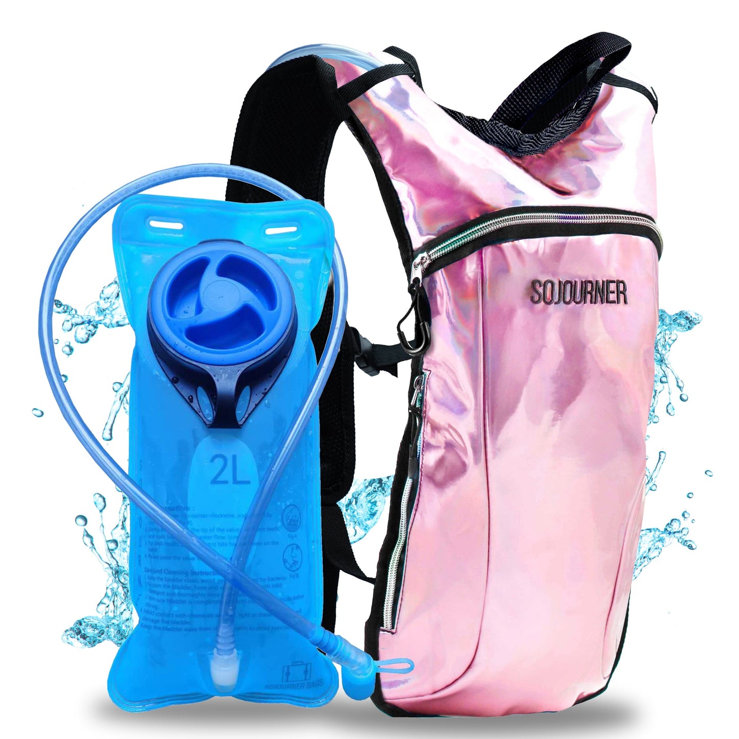 Hype Hydro Reflective Rave Hydration Pack (Small)