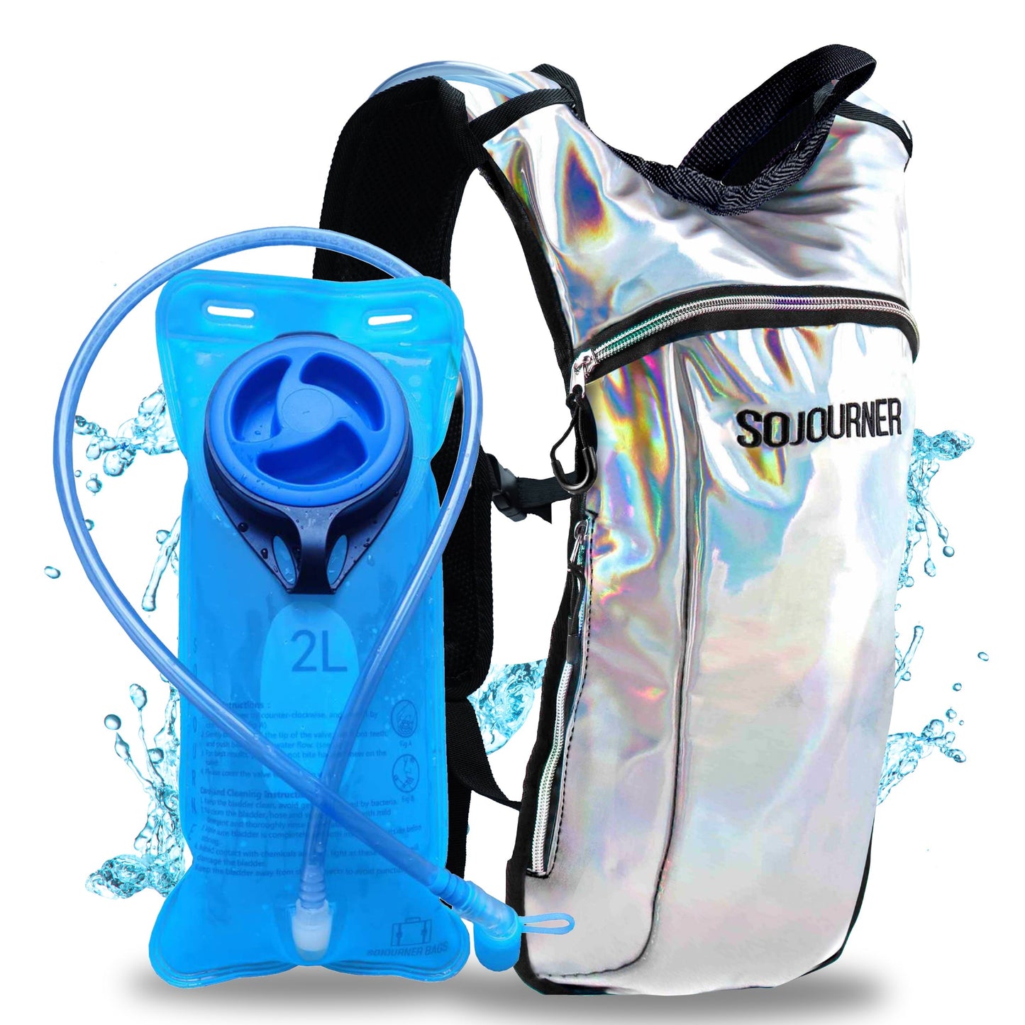 Hype Hydro Reflective Rave Hydration Pack (Small)